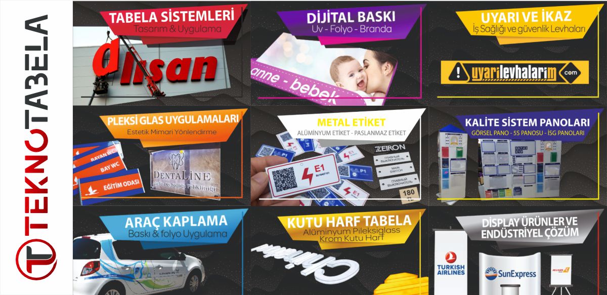 Gebze Reklam Tabela Firmaları