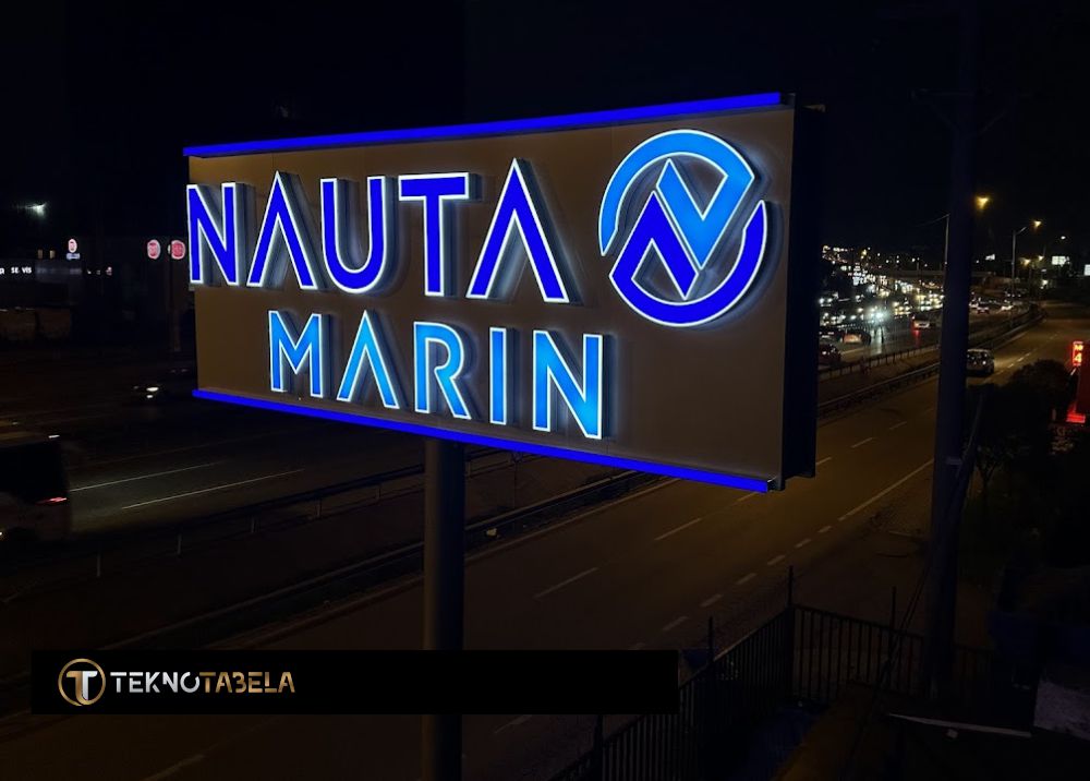 Işıklı Kutu Harf Totem Tabela